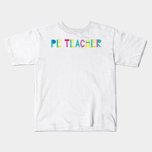 PE Teacher Gift Idea Cute Back to School Kids T-Shirt